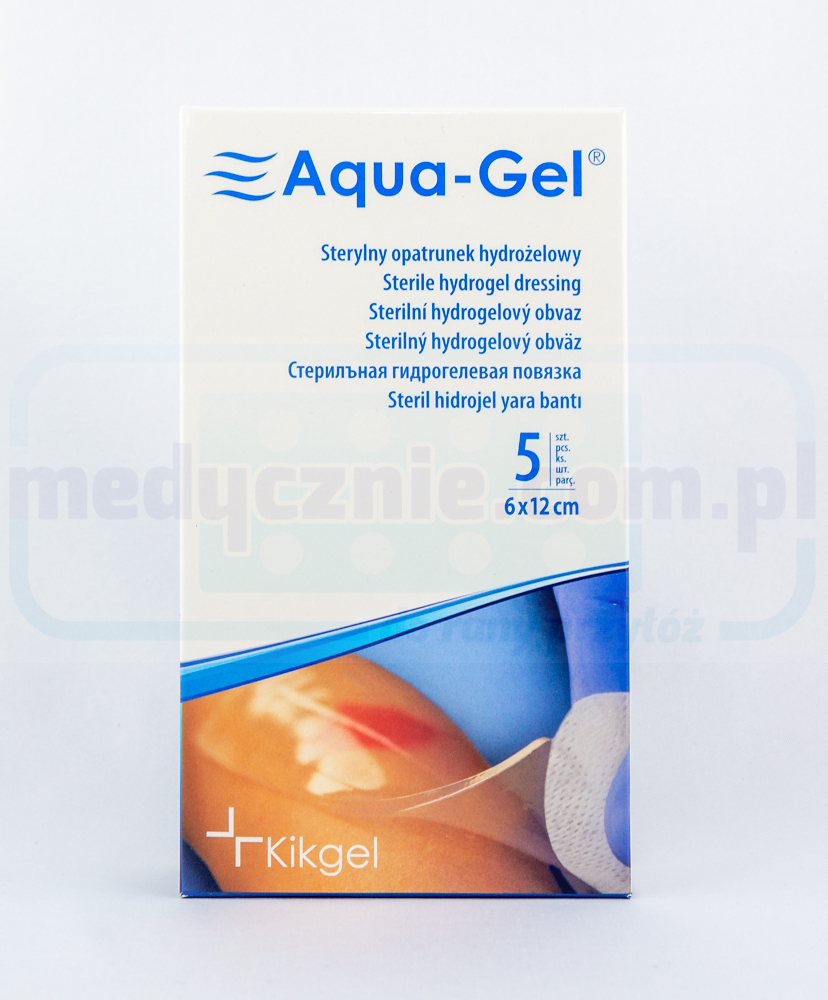 Гідрогелева пов'язка Aqua-Gel 6*12см 1шт